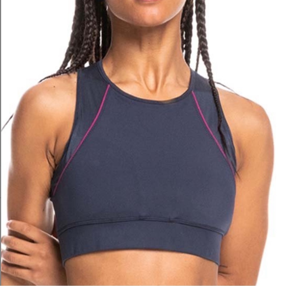 Roxy Navy and Pink Sports Bra